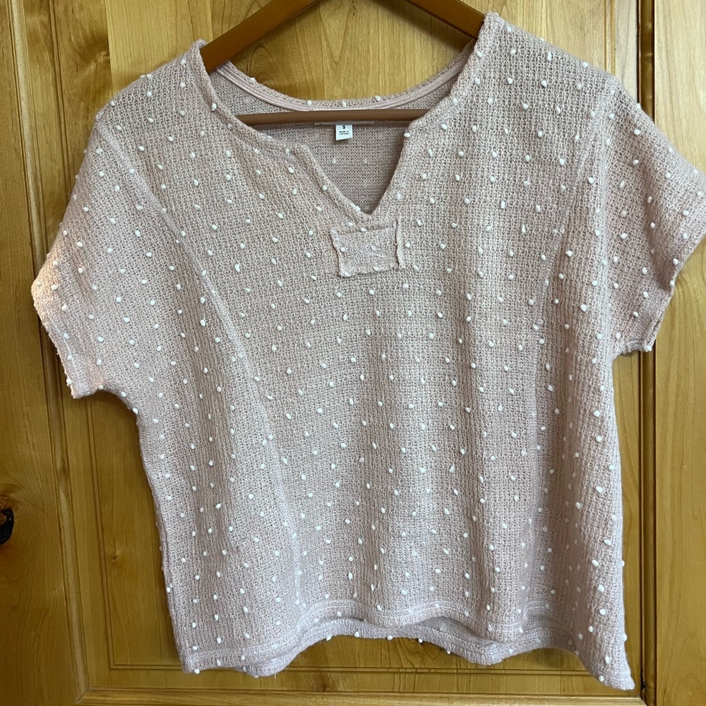 Blu Pepper crop sweater